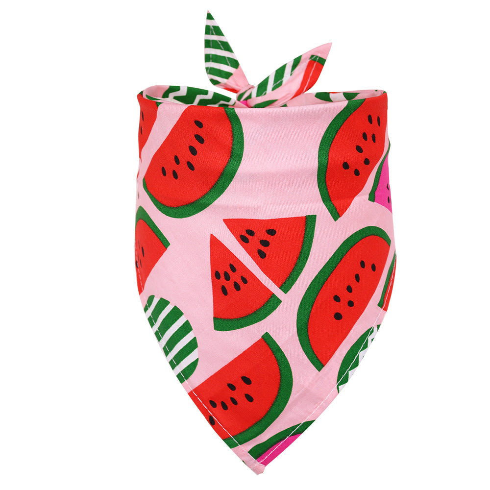 Cotton Triangle Scarf for Dogs - Pet Saliva Scarf