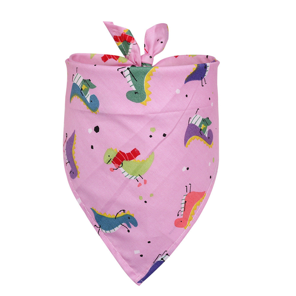 Cotton Triangle Scarf for Dogs - Pet Saliva Scarf