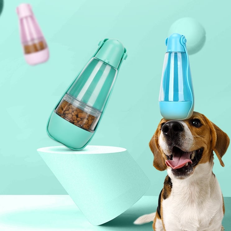 Portable Multifunctional Pet Water Bottle for Dogs & Cats
